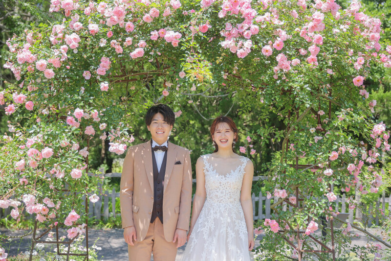 English Gardenで豪華なウエディングフォトを残しませんか?