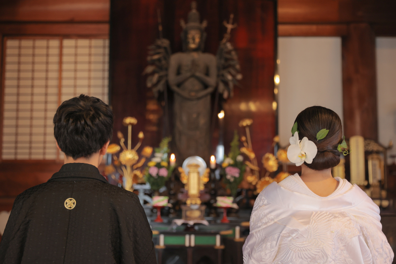 白無垢で金戒光明寺^^