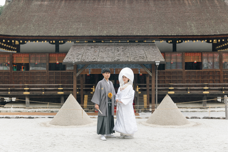 歴史ある上賀茂神社で