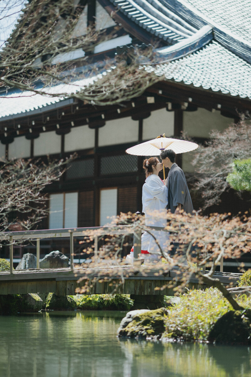 和装ロケ金戒光明寺と洋装鴨川プラン