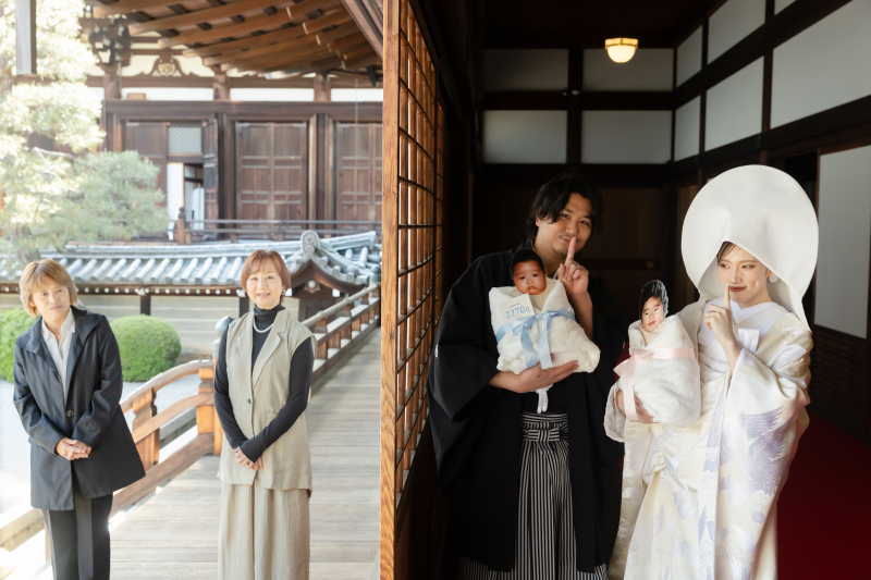 「金戒光明寺」でご両親にサプライズ！！