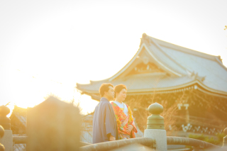 冬の寺社仏閣での和装ロケと暖かいスタジオで洋装ハウススタジオを組み合わせて♪