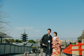 八坂で紡ぐ、愛と笑顔のウェディングフォト