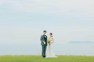 マイアミ浜洋装ロケ