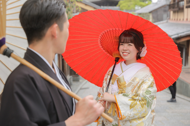 桜満開の八坂ロケーション