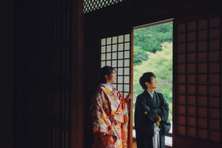 金戒光明寺で深みのあるロケーションフォト