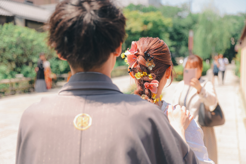 【八坂&祇園】でユーモア溢れる前撮り撮影♪