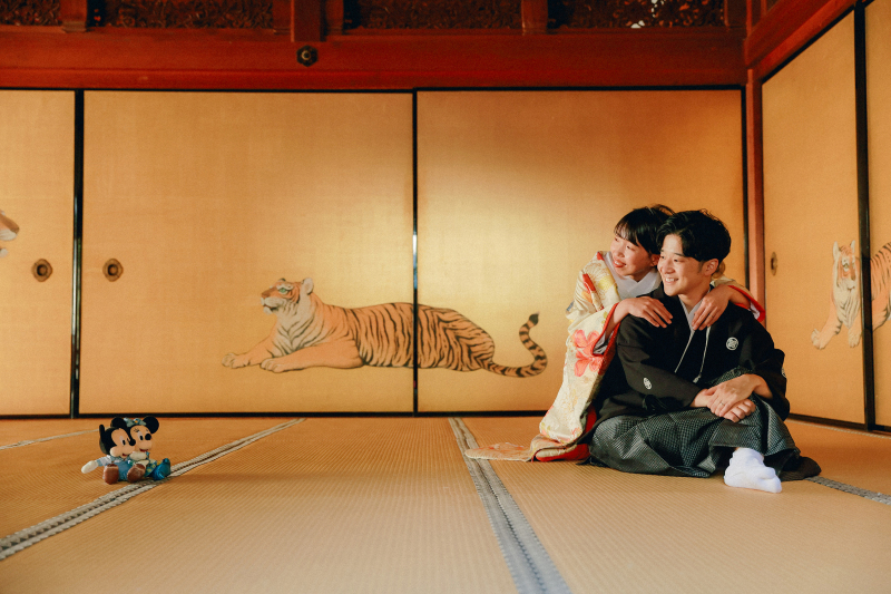 金戒光明寺で大好きなキャラクターと