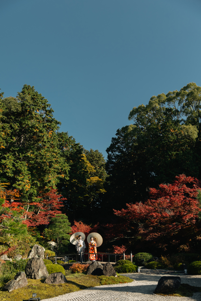 金戒光明寺で華やかな撮影