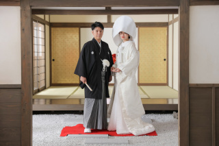 スタジオで楽しく和装撮影♪