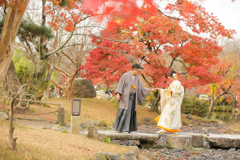 紅葉も綺麗な円山公園ロケーションプラン