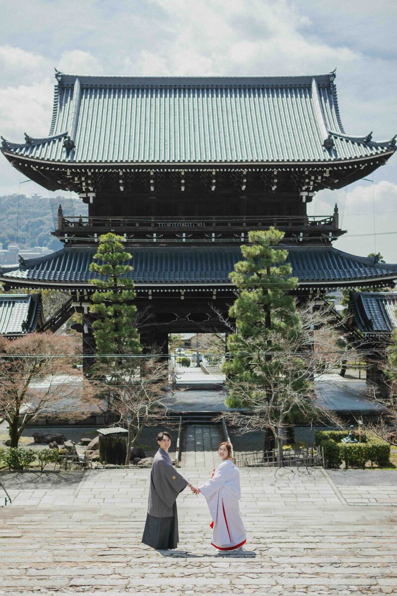 和装ロケ金戒光明寺と洋装鴨川プラン