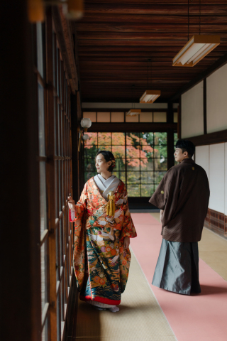 歴史が彩る立本寺でのウェディングフォト