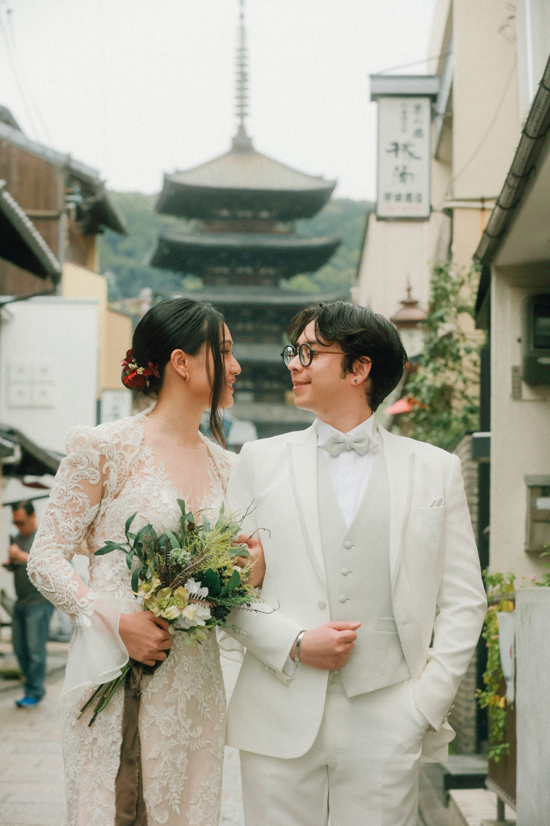 洋装を纏って古都へ