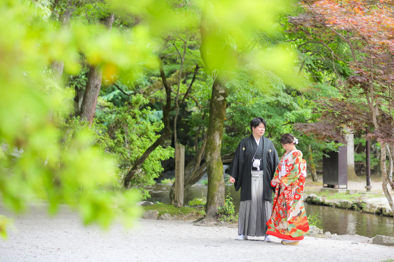 上賀茂神社で未来を誓う