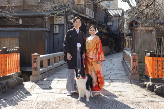 ワンちゃんと一緒に！