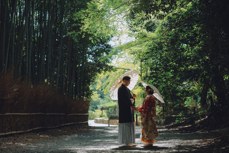 嵐山でお二人らしくも楽しい前撮りを！