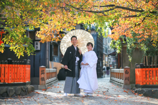 朝の祇園でのロケーションフォト!