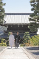 【金戒光明寺】少しづつ紅葉色づいたお庭で