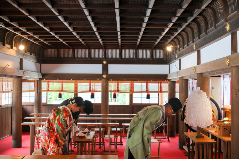 上賀茂神社で未来を誓う