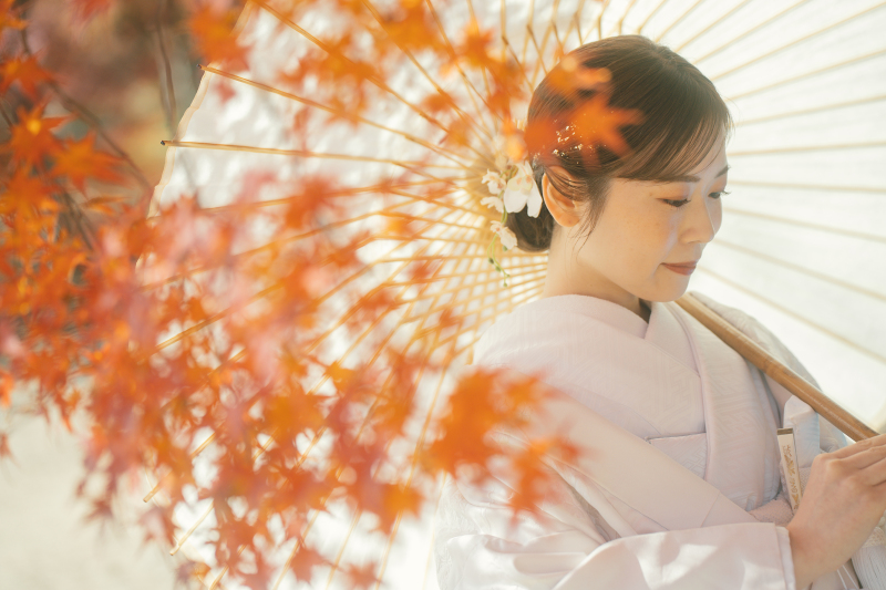 和装シニヨンスタイル