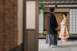 本格的な庭園スタジオでお二人らしいウエディングフォトを残しませんか？