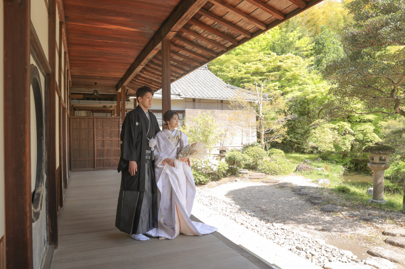 【萬福寺】でご家族揃っての和装撮影!