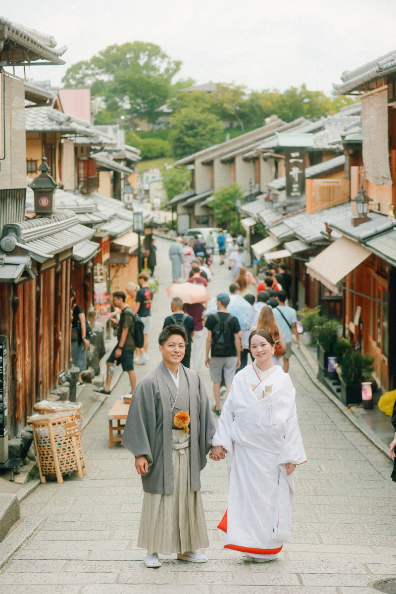 白無垢と紋付で彩る結婚写真