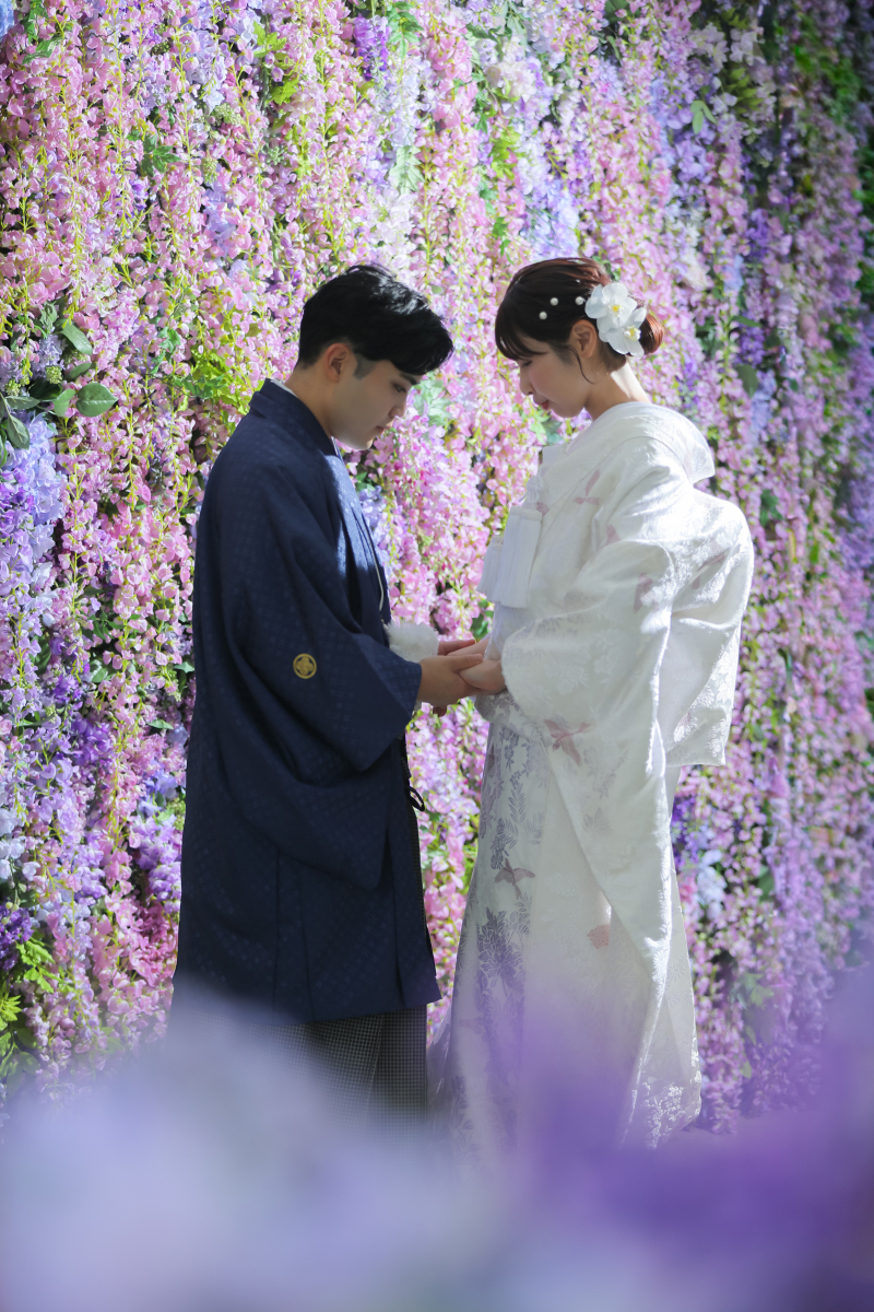 藤の花と共に