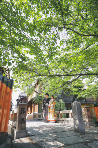 キラキラ輝く新緑の祇園ロケ…☆