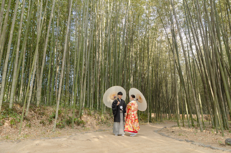 秋色の大覚寺で
