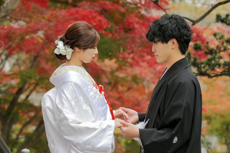 紅葉の西教寺ロケーション!