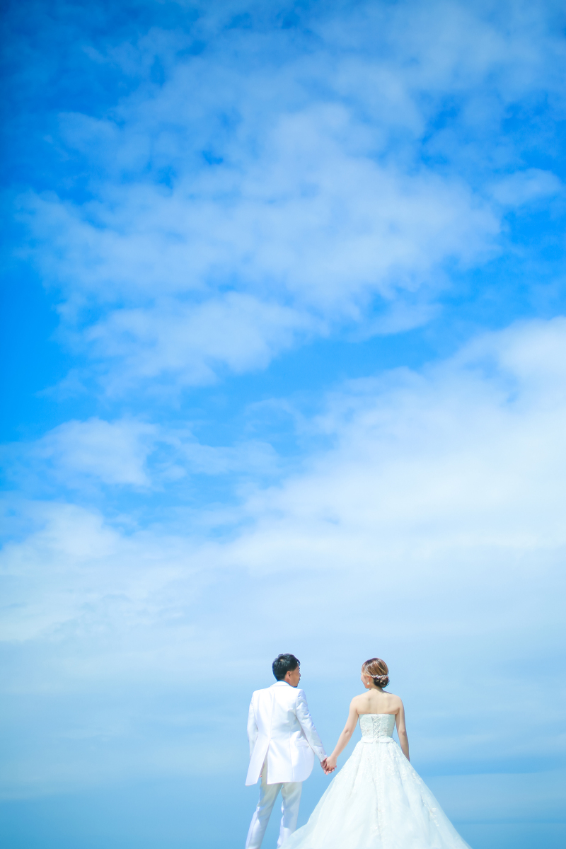 広がる青空と青い海!?