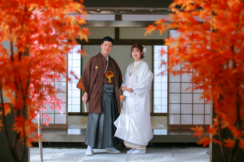 【屋内庭園】の紅葉です！