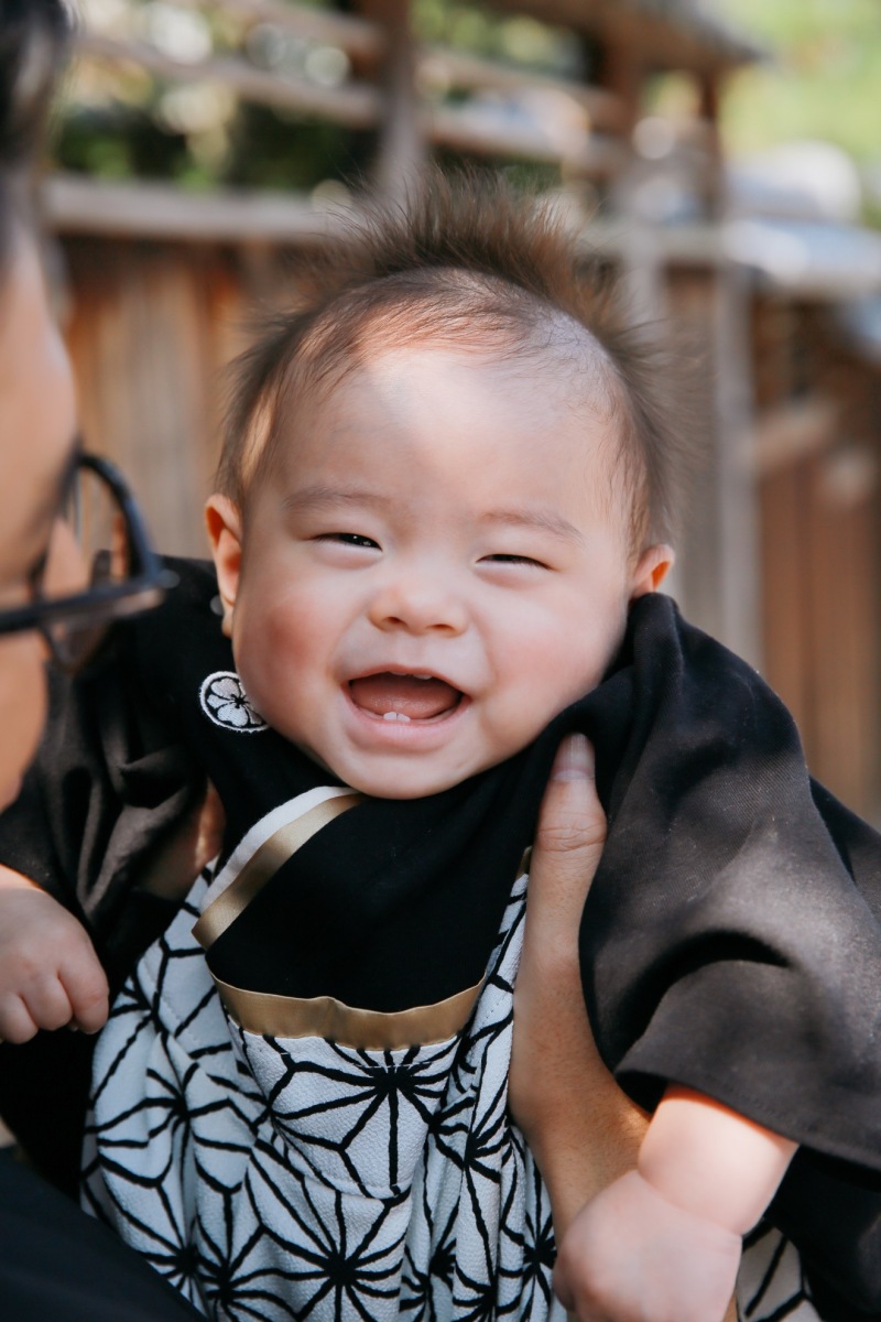 お子様の笑顔も溢れる♪八坂での撮影!!