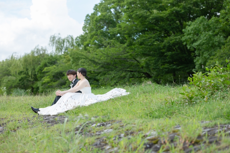 屋内庭園+鴨川ロケーションで和装も洋装も♪