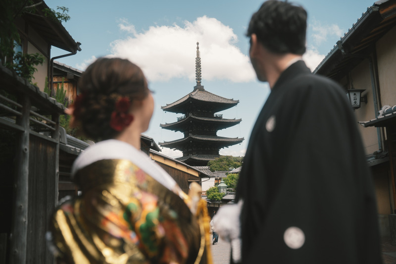 これぞ京都ウェディング【八坂】での撮影
