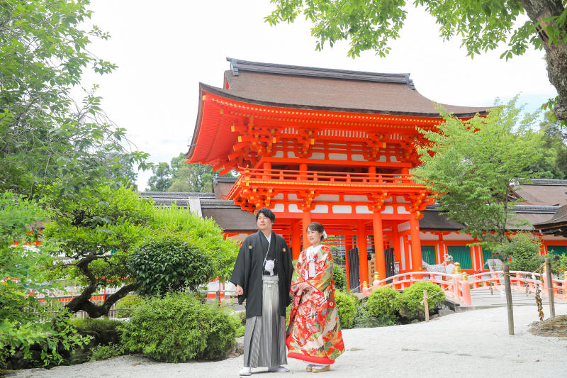 上賀茂神社で未来を誓う
