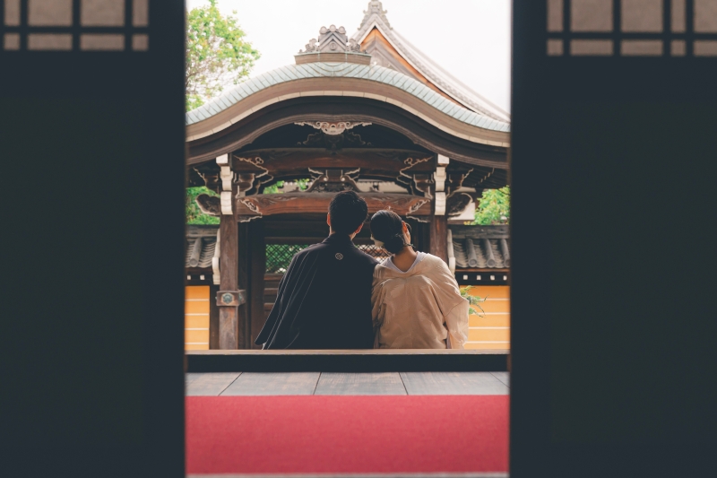 モノクロとカラーの世界を写真で自由自在に♪【金戒光明寺】