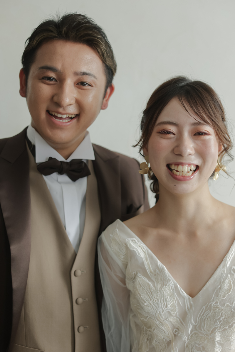 ハウススタジオで洋装も和装も