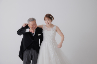 家族と過ごすスタジオ撮影