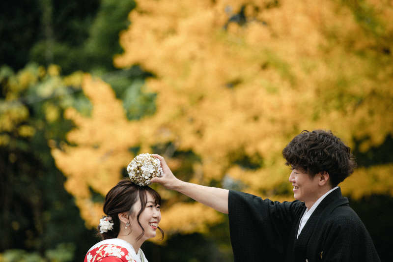 お二人らしいお写真を