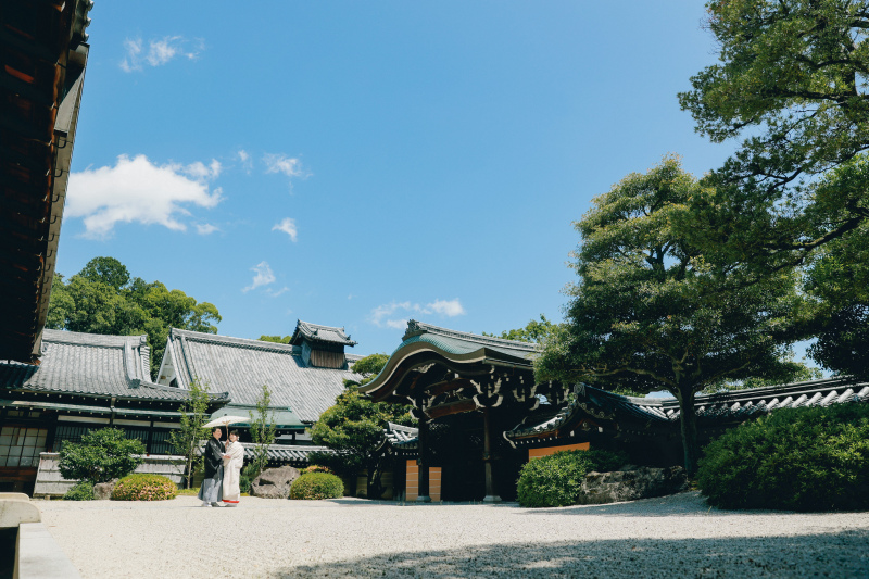日本庭園の雰囲気を楽しみながらの撮影♪【金戒光明寺】