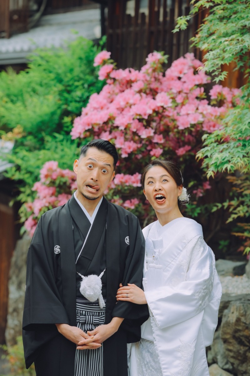 グリーン✖️白無垢✖️八坂は素敵にきまっている!!^^