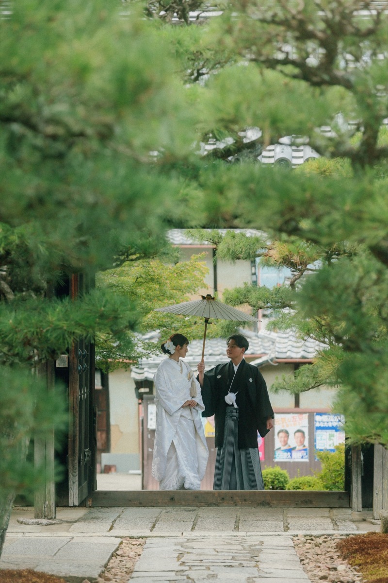 京都のお寺で貸切撮影