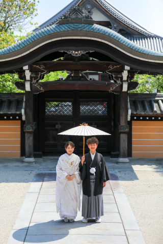 金戒光明寺でガオー！のポーズ♪