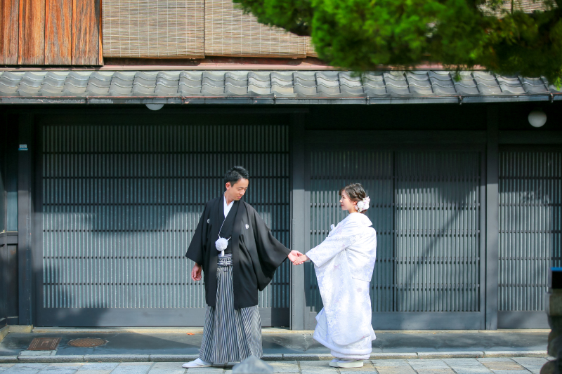 朝の祇園でのロケーションフォト!