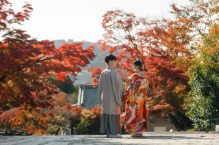 金戒光明寺で華やかな撮影
