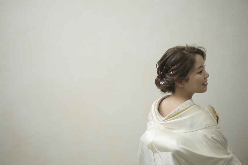 白無垢コーディネート＆ヘアスタイルのご紹介