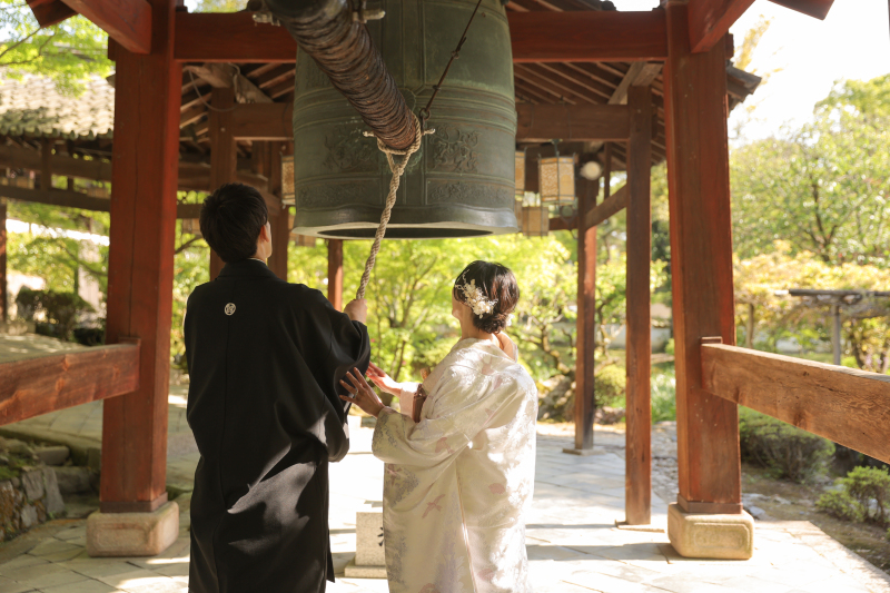 【萬福寺】でご家族揃っての和装撮影!
